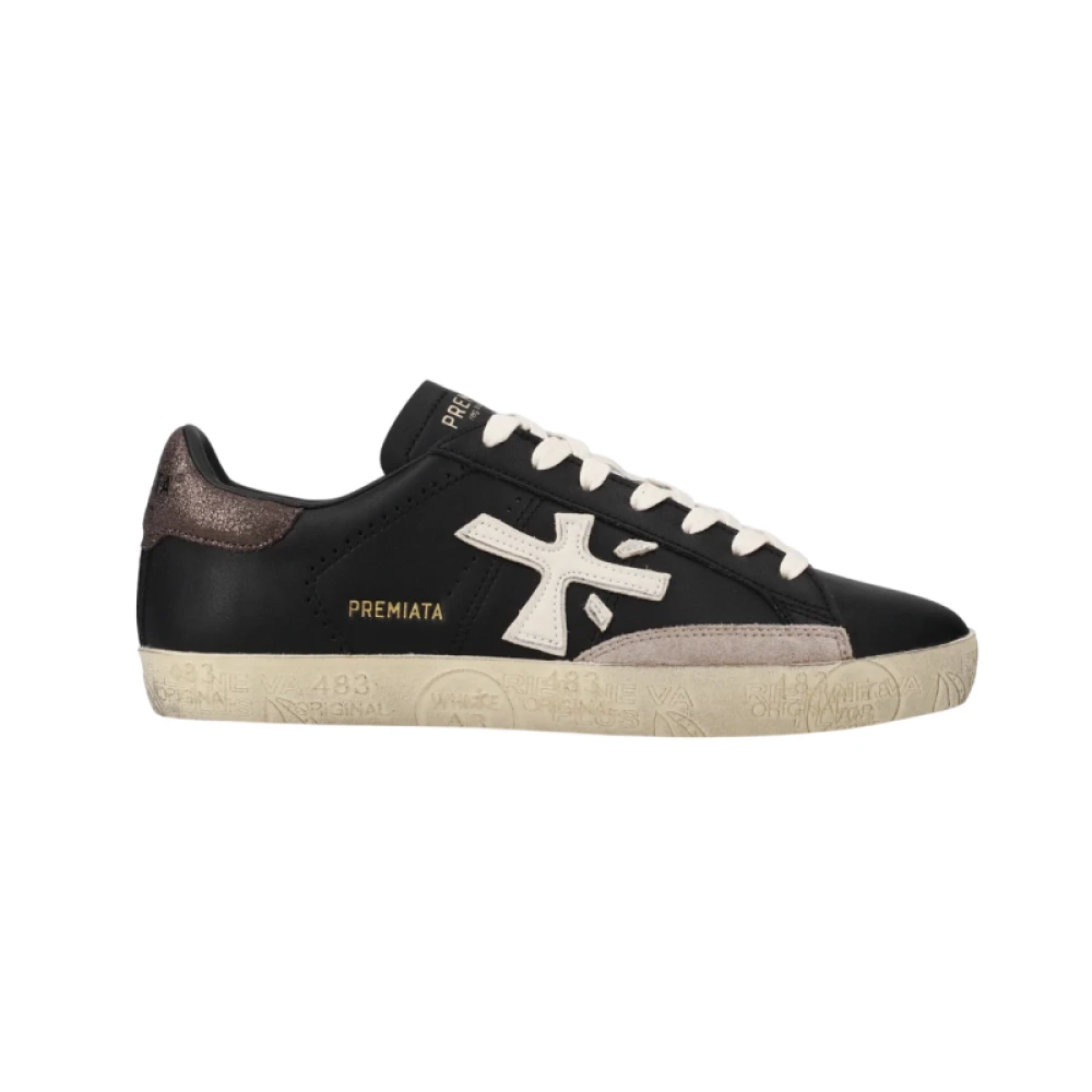 Premiata Stijlvolle Stevend Sneakers Heren Schoenen Zwart