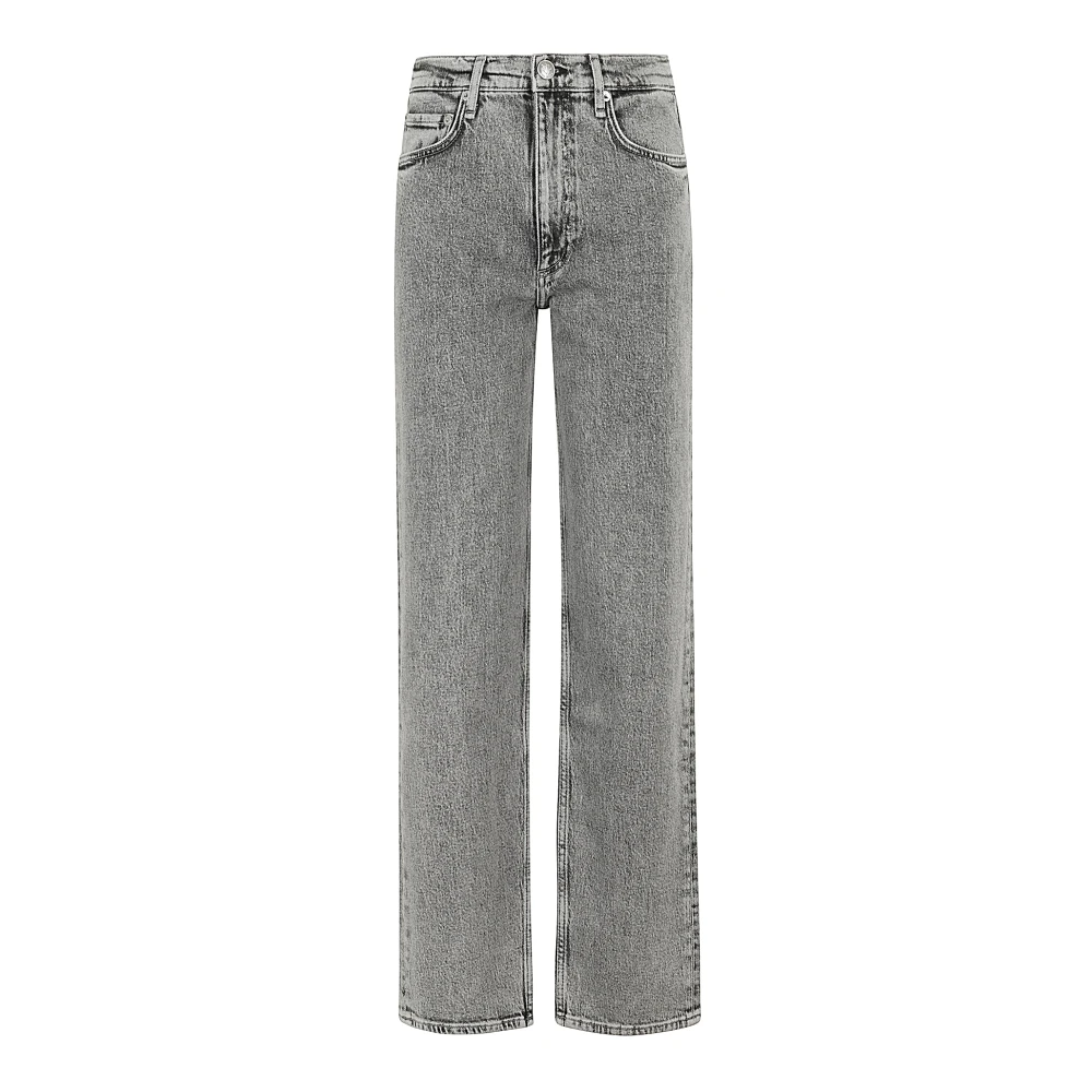 Rag & Bone Mid Rise Straight Leg Jeans Gray Dames