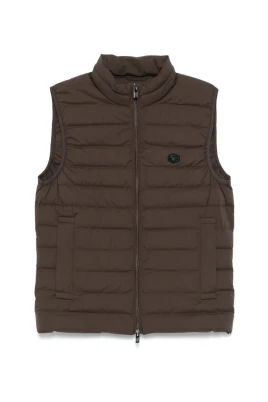 Sleeveless Full‑Zip Quilted Down Vest