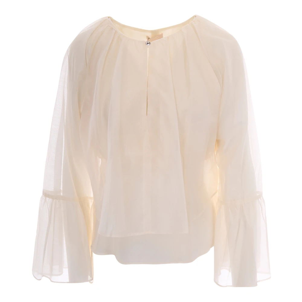 Liu Jo Women's Beige Muslin Blouse