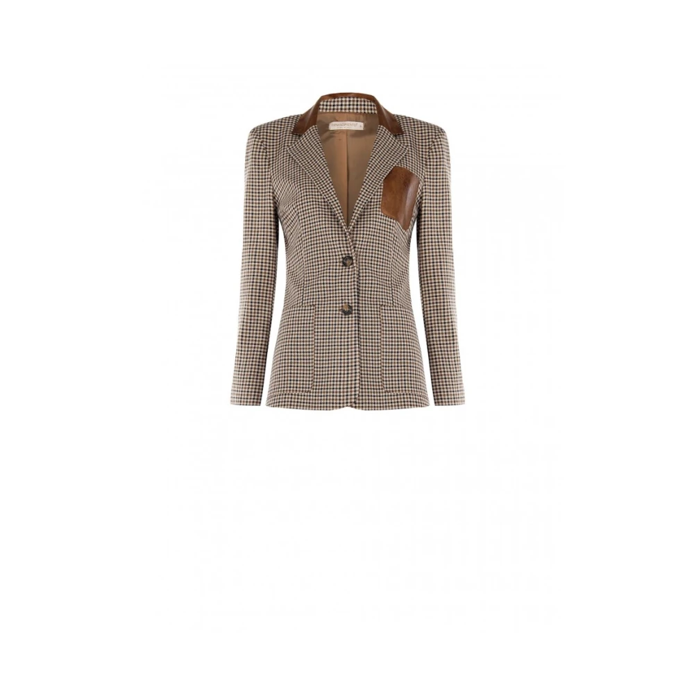 RINASCIMENTO Winterjas Collectie 2024 25 Beige Dames