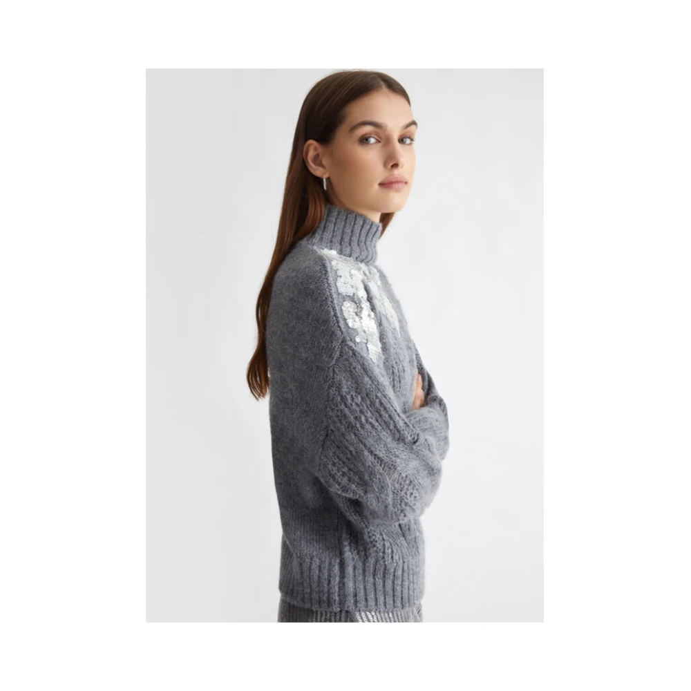 Liu Jo Paillettrui Array Groot Gray Dames