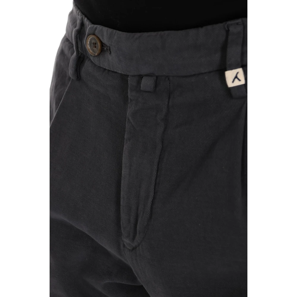 Myths Grijze Cashmere Katoenen Chino's Gray Heren