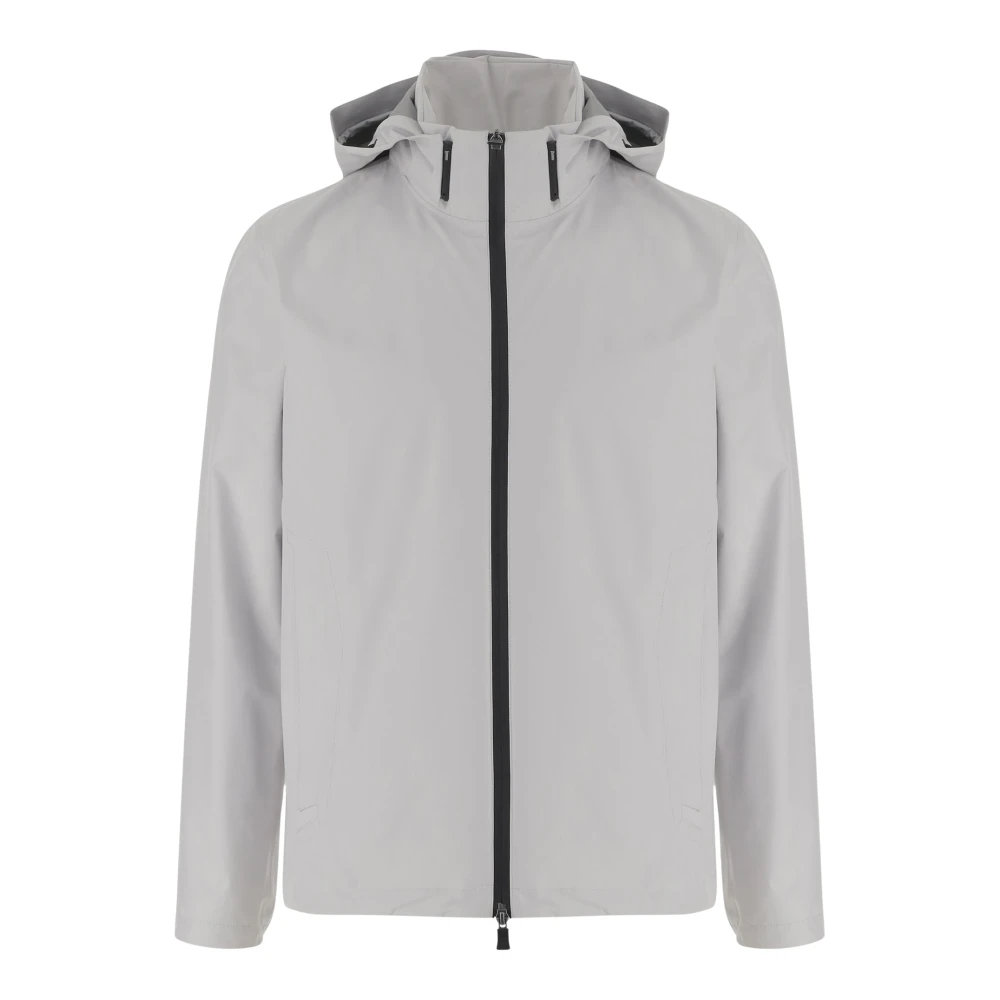 Herno Gore-Tex Paclite Jas met Capuchon White Heren