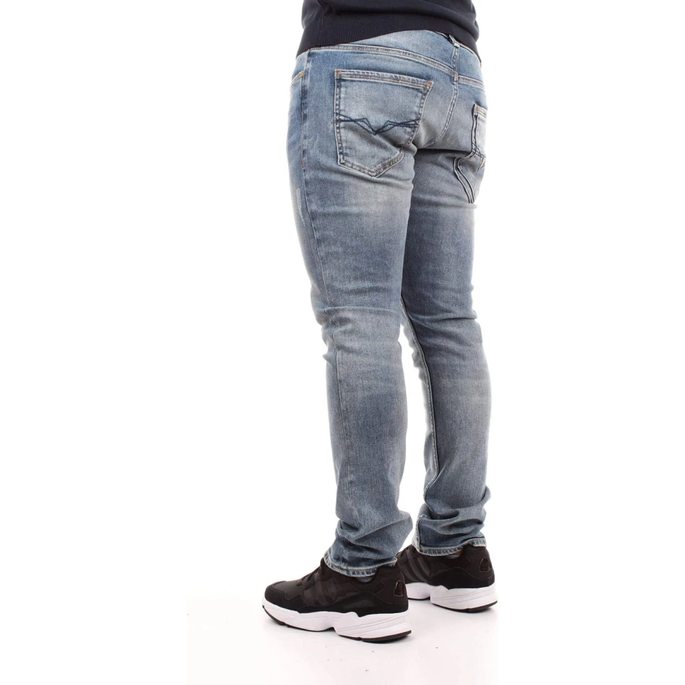 Guess Slim-fit Jeans van Denim Blue Heren