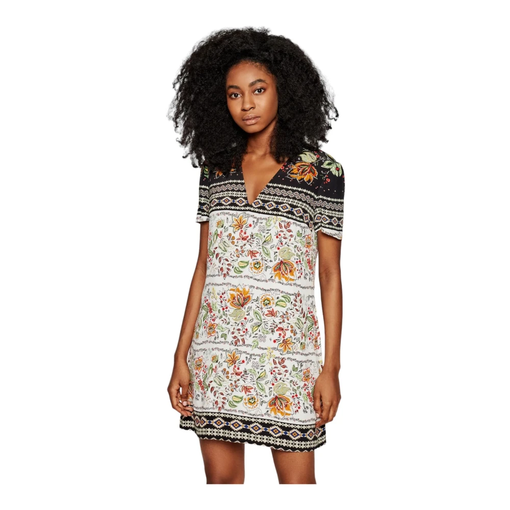 Desigual Korte Jurk Multicolor Dames