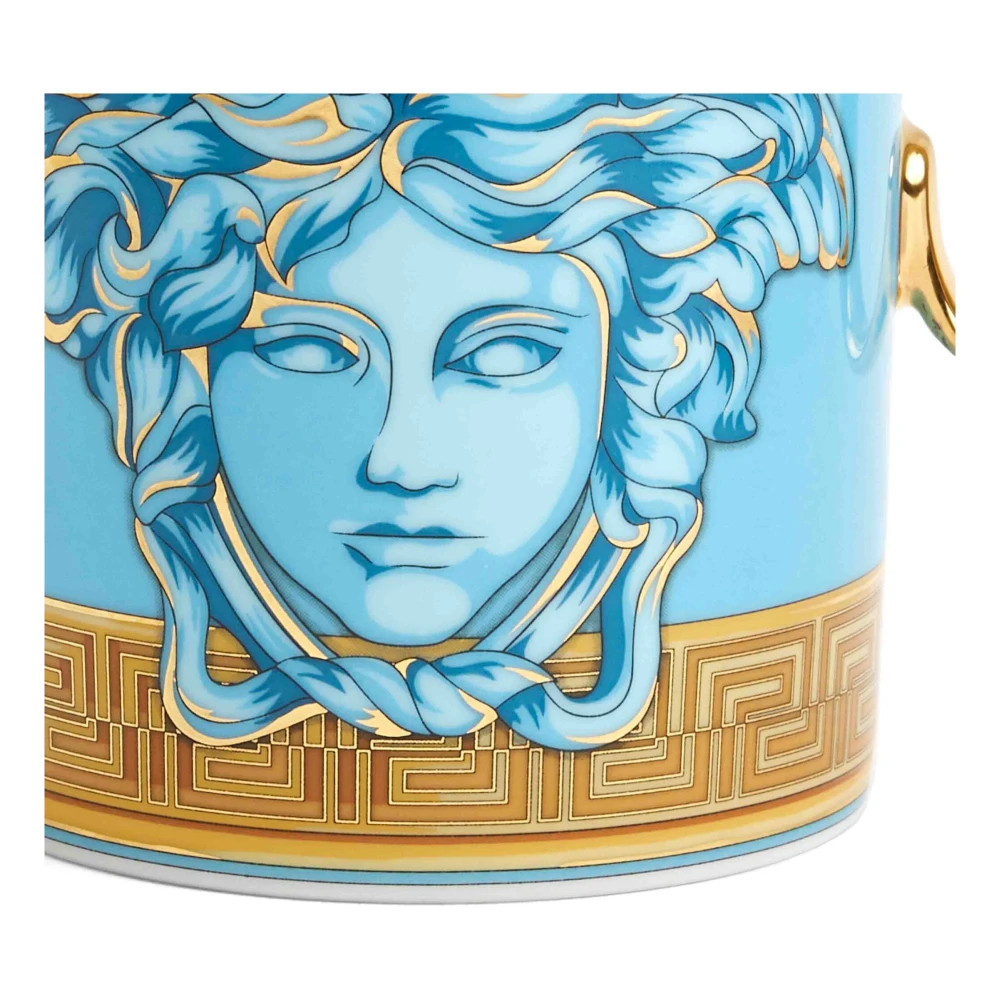 Versace Blauw glas met handvat Blue Unisex