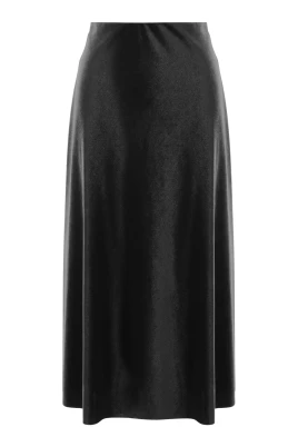Stretch Velvet Skirt