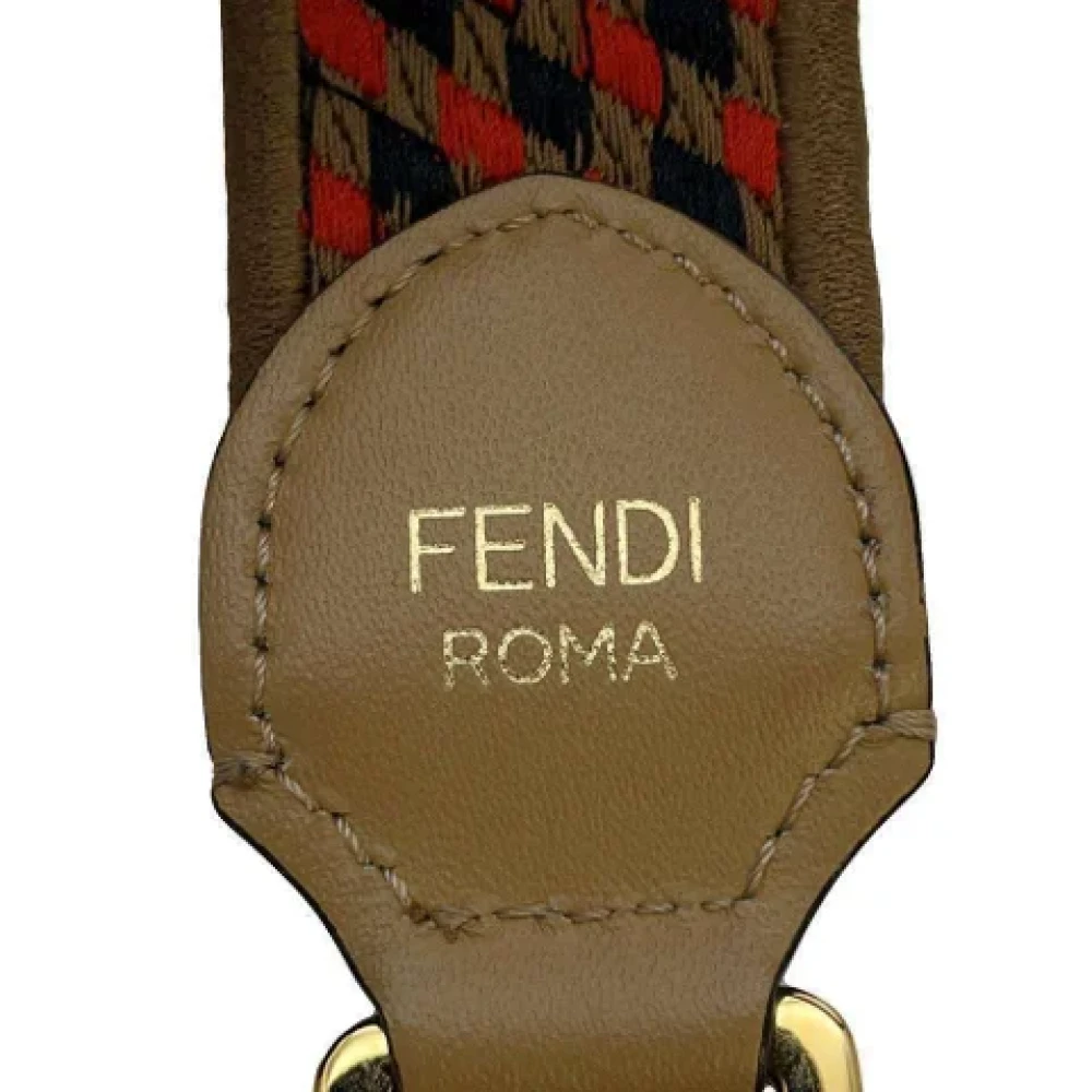 Fendi Vintage Pre-owned Canvas home-office Orange Dames
