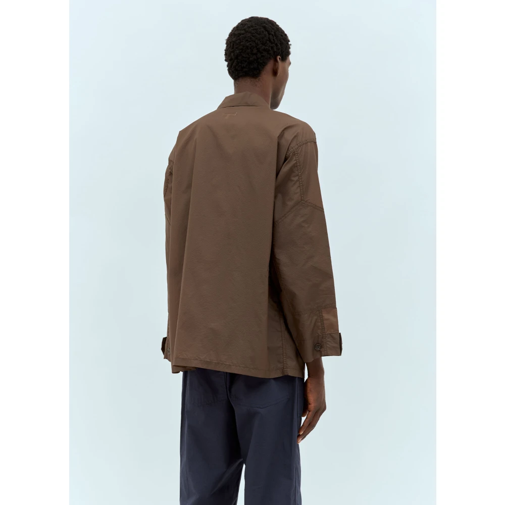 Engineered Garments Lichtgewicht Technische Jas met Klassieke Stijl Brown Heren
