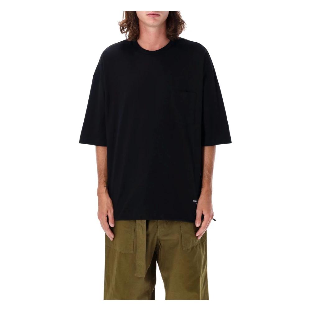 Comme des Garçons Zwarte Trekkoord T-Shirt Street Style Black Heren