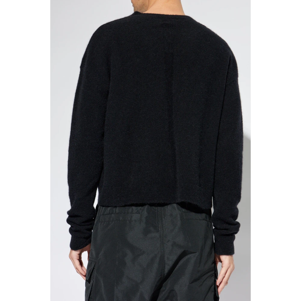 Rick Owens Trui `Tommy` Black Heren