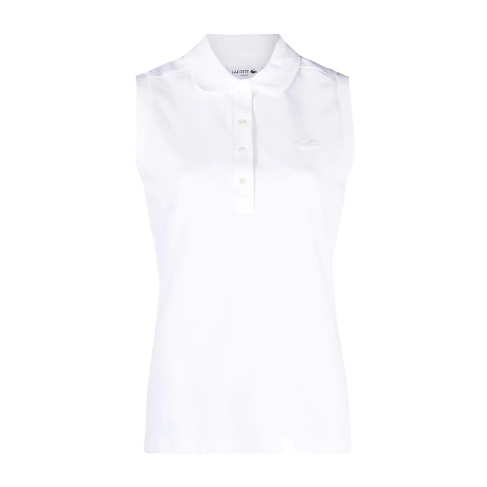 Lacoste Klassieke Polo Shirt White Dames