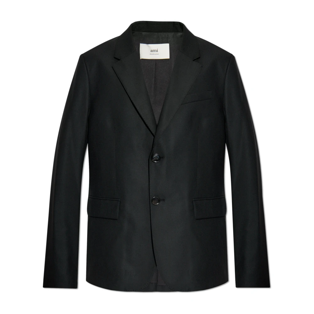 Ami Paris Wollen blazer Black Heren