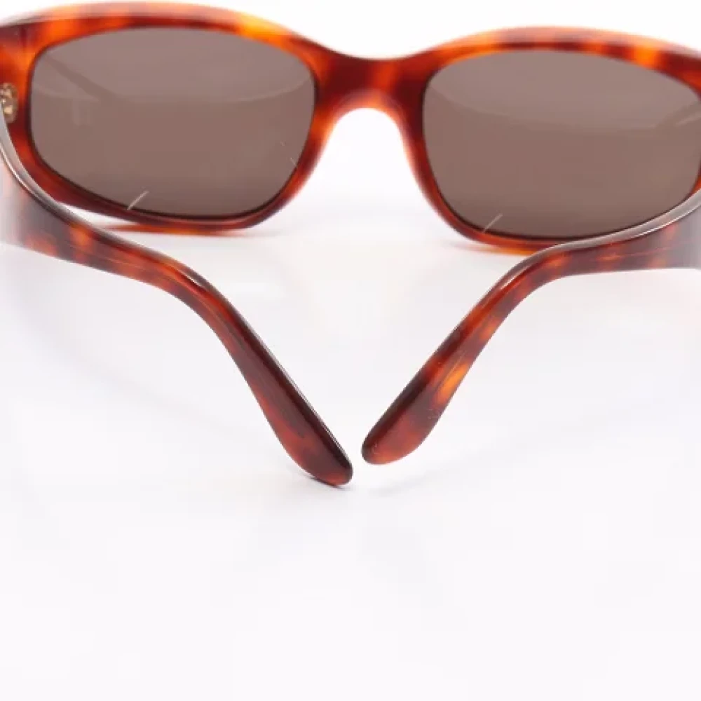 Bvlgari Vintage Pre-owned Plastic sunglasses Brown Heren