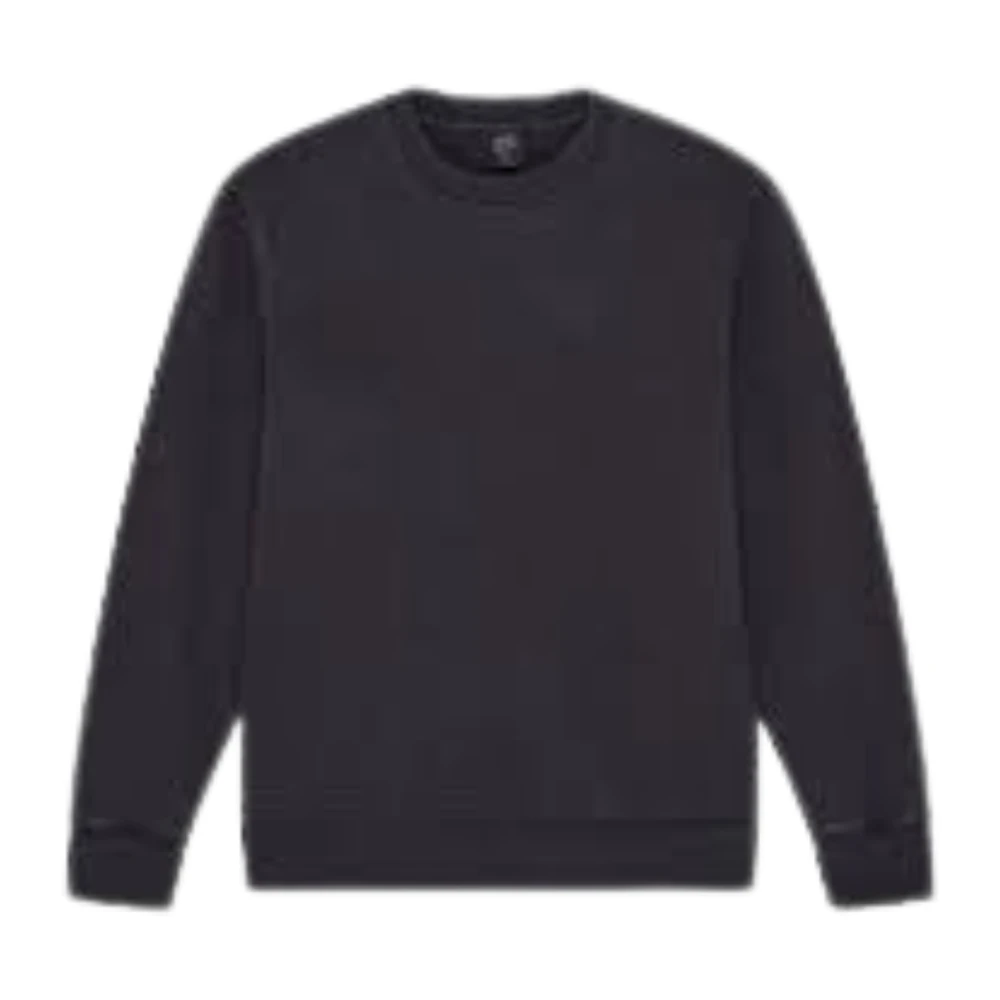 Deus Ex Machina Men's Black Sweatshirts, S, Shield Gart-Dyed Crew