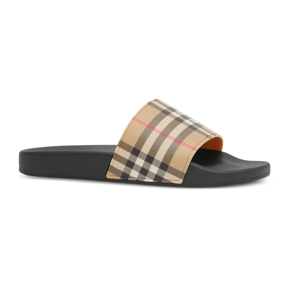 BURBERRY - Ciabatte slide beige - Donna - Taglia 36 - Immagine 3