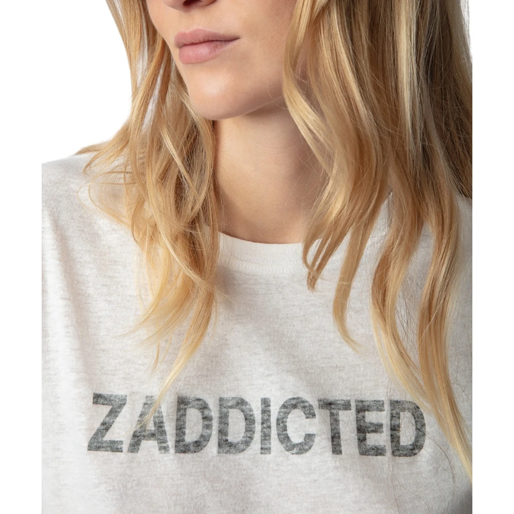 Zadig & Voltaire Witte T-shirts en Polos Collectie White Dames