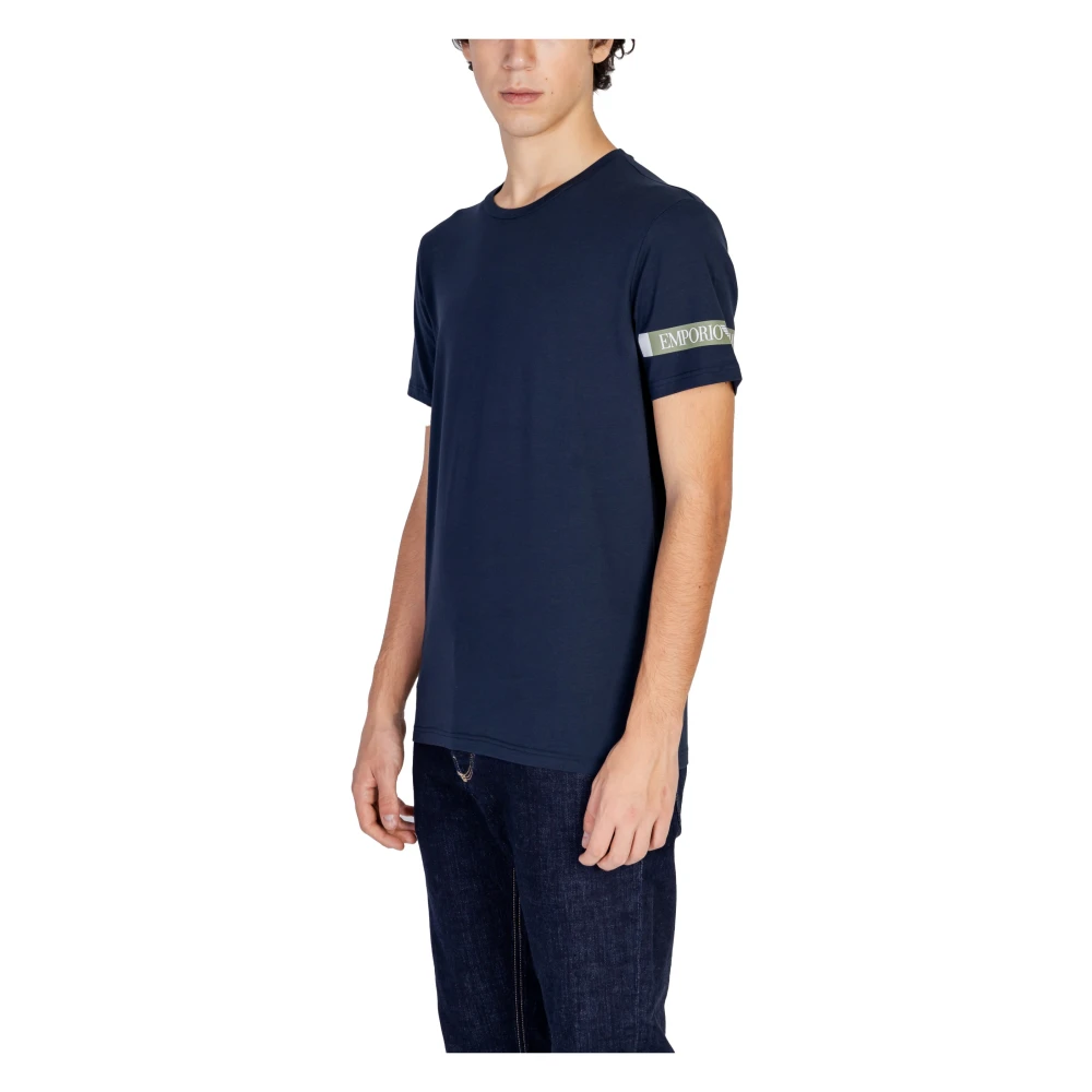 Emporio Armani Mannen T-shirt en Polo Collectie Blue Heren