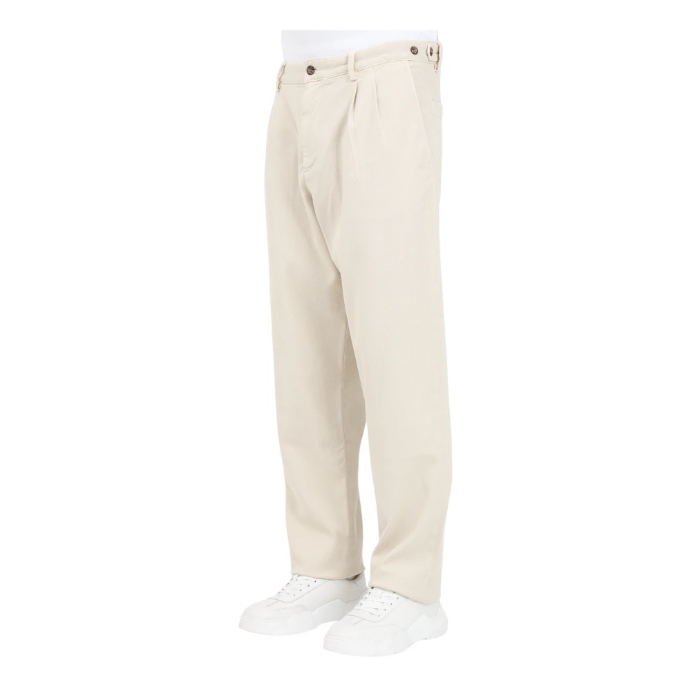 Tommy Hilfiger Beige Chino Broek Vintage Stijl Beige Heren