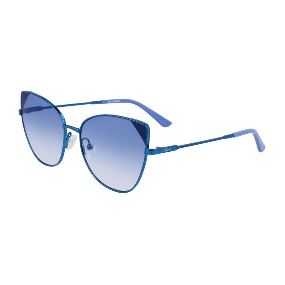 Karl Lagerfeld Women's Blue Metal Frame Stylish Sunglasses With Dial