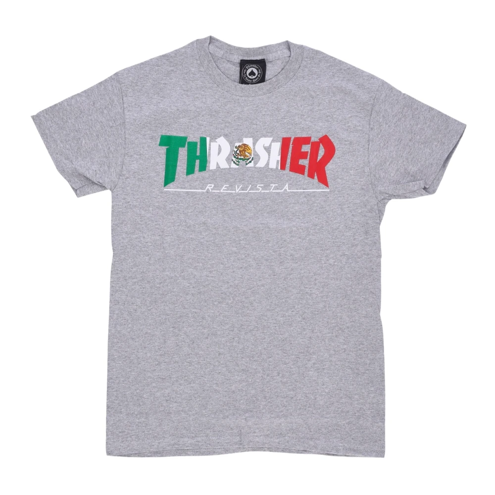 Thrasher Mexico Revista Tee Grijs Heren T-shirt Gray Heren