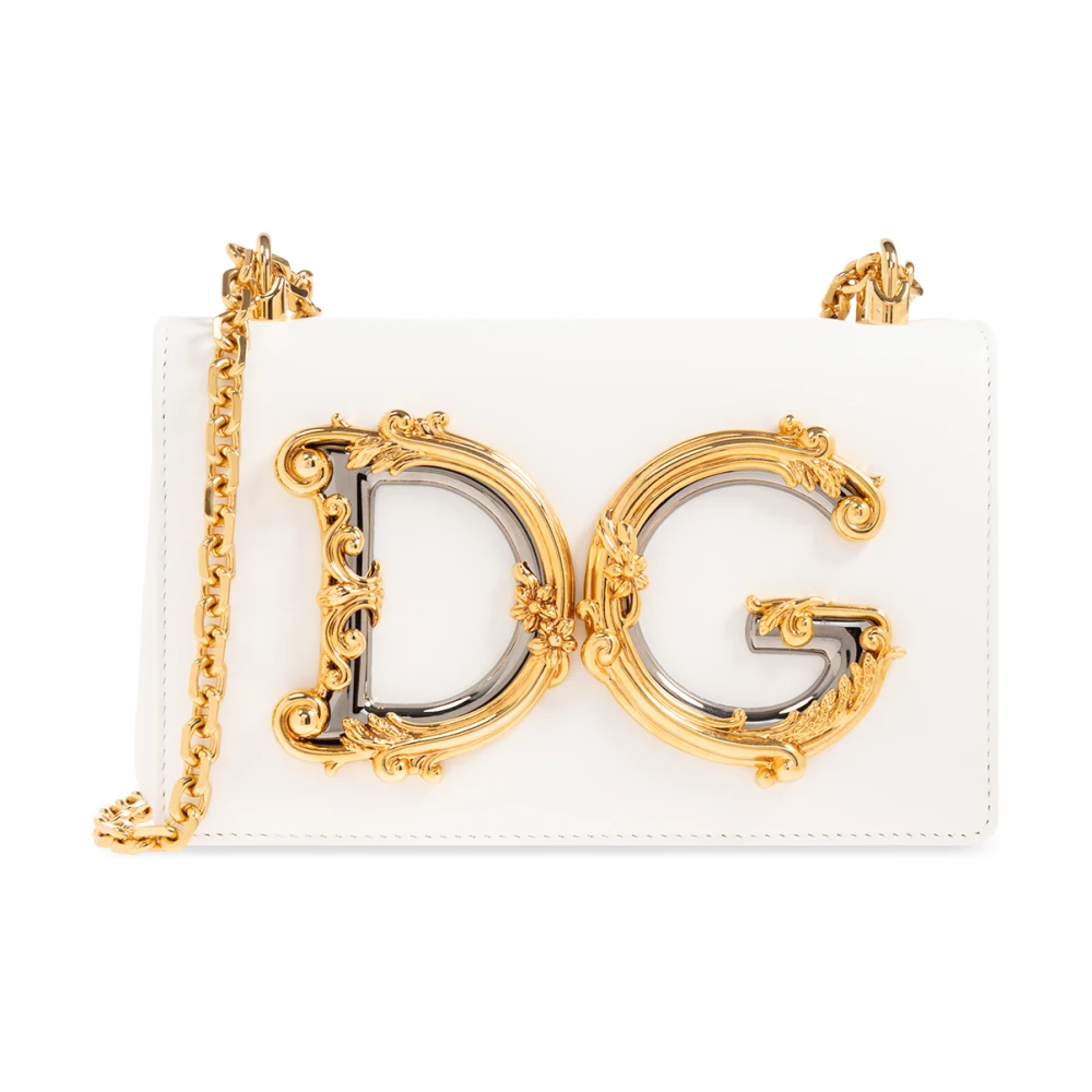 Dolce & Gabbana DG Girls schoudertas White Dames