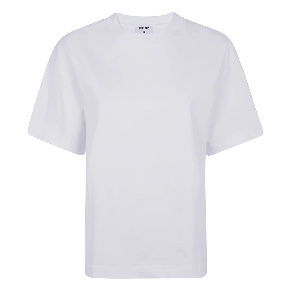 Filippa K Oversized Tee Shirt White Dames