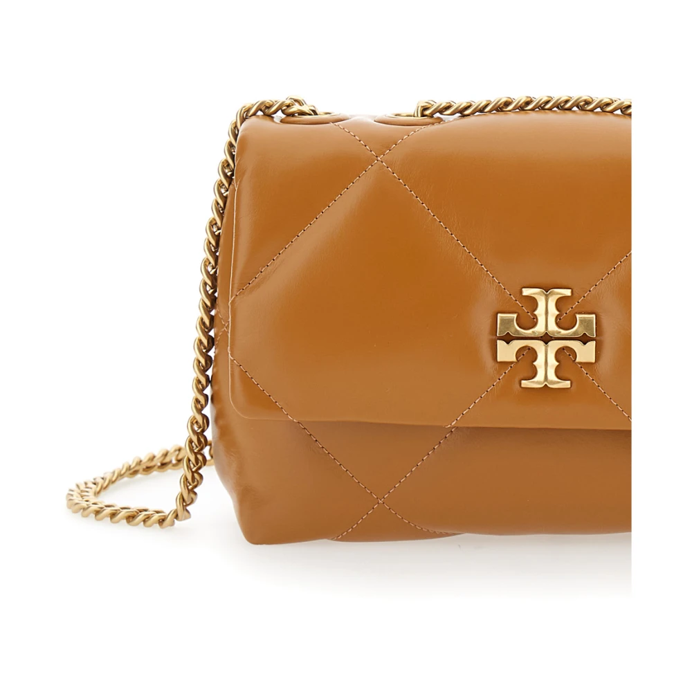 TORY BURCH Bruine Diamant Quilt Convertible Tas Brown Dames
