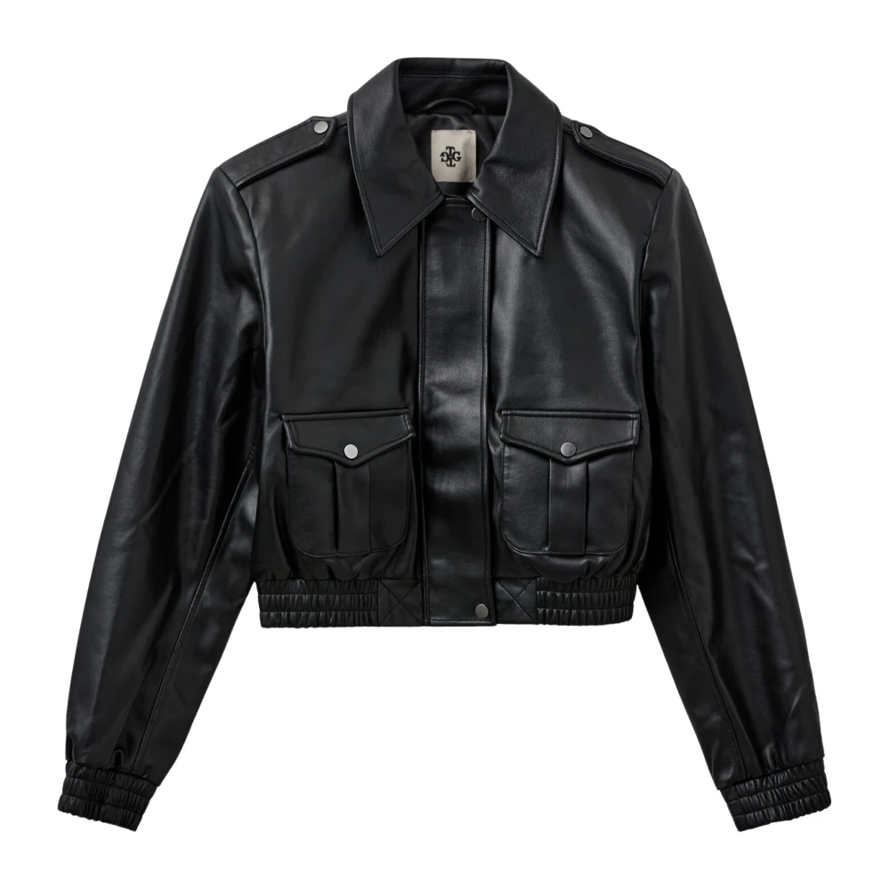 The Garment Stijlvolle Bomberjack voor stedelijke trendsetters Black Dames