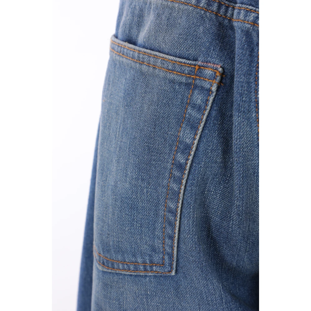 Acne Studios Wijde Pijp Denim Jeans Blue Dames