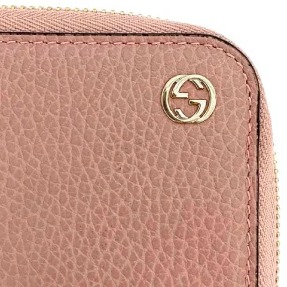 Gucci Vintage Pre-owned Leather wallets Pink Dames