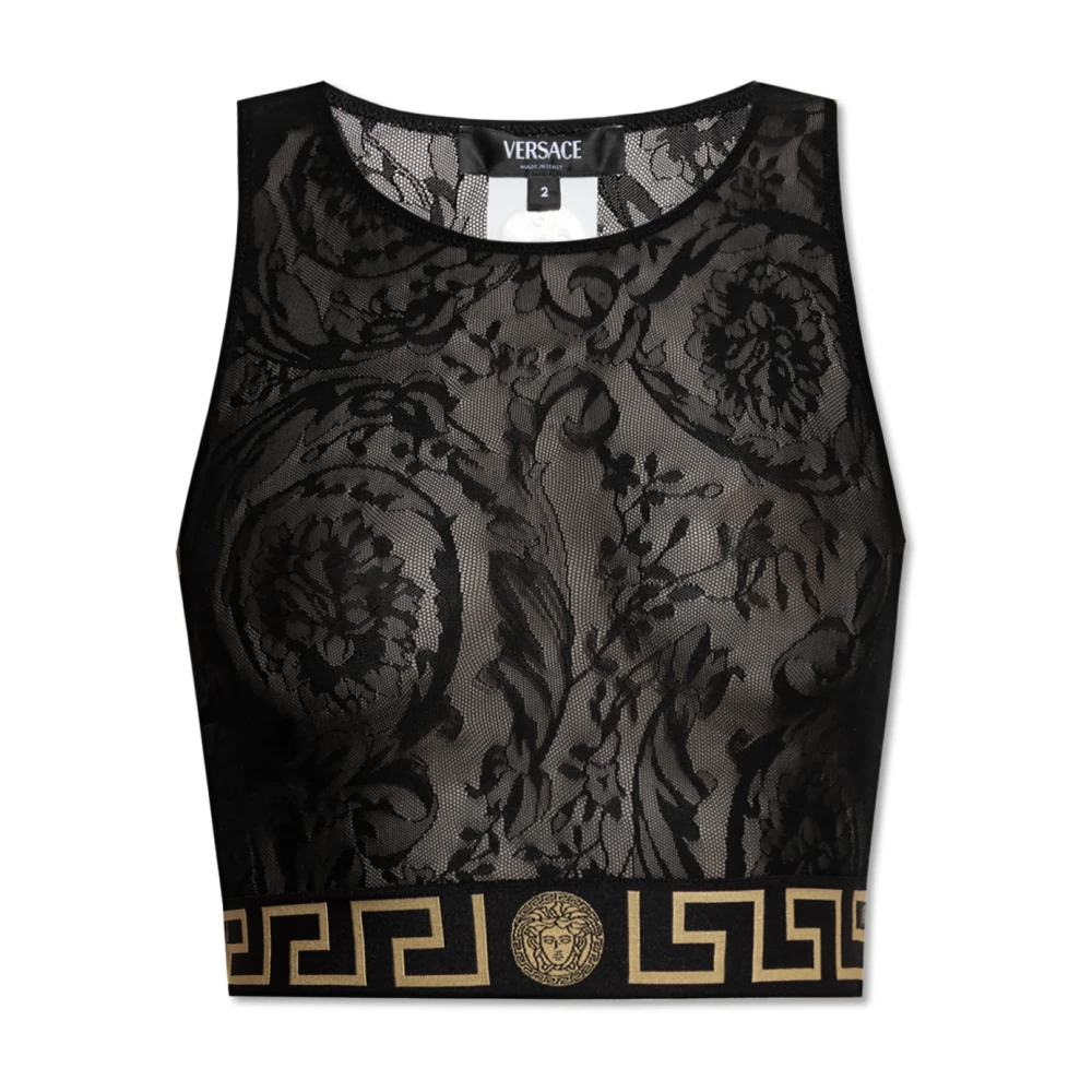 Tops > Sleeveless Tops - - Versace - Modalova