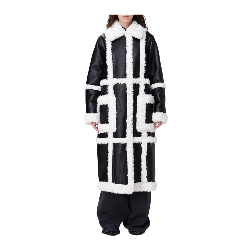 Coats > Single-Breasted Coats - - Stand Studio - Modalova