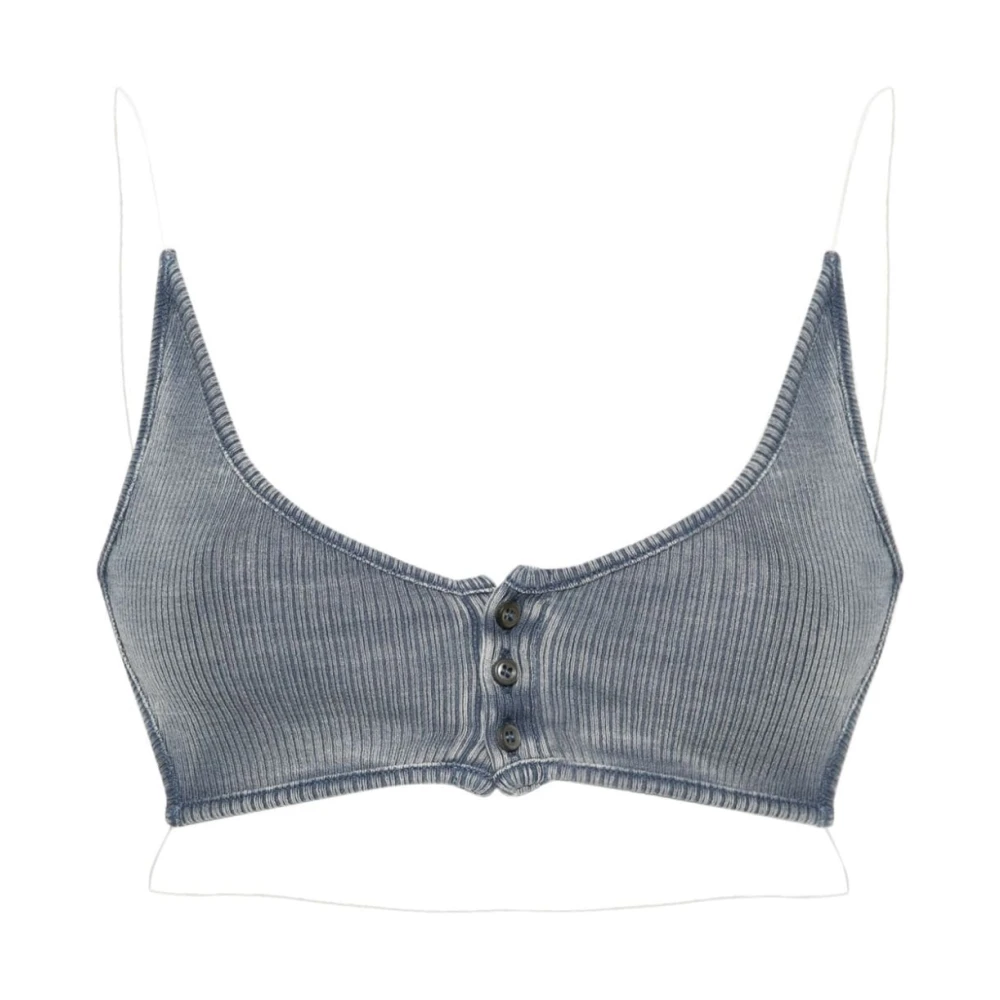 Y Project Sleeveless Tops Blue Dames