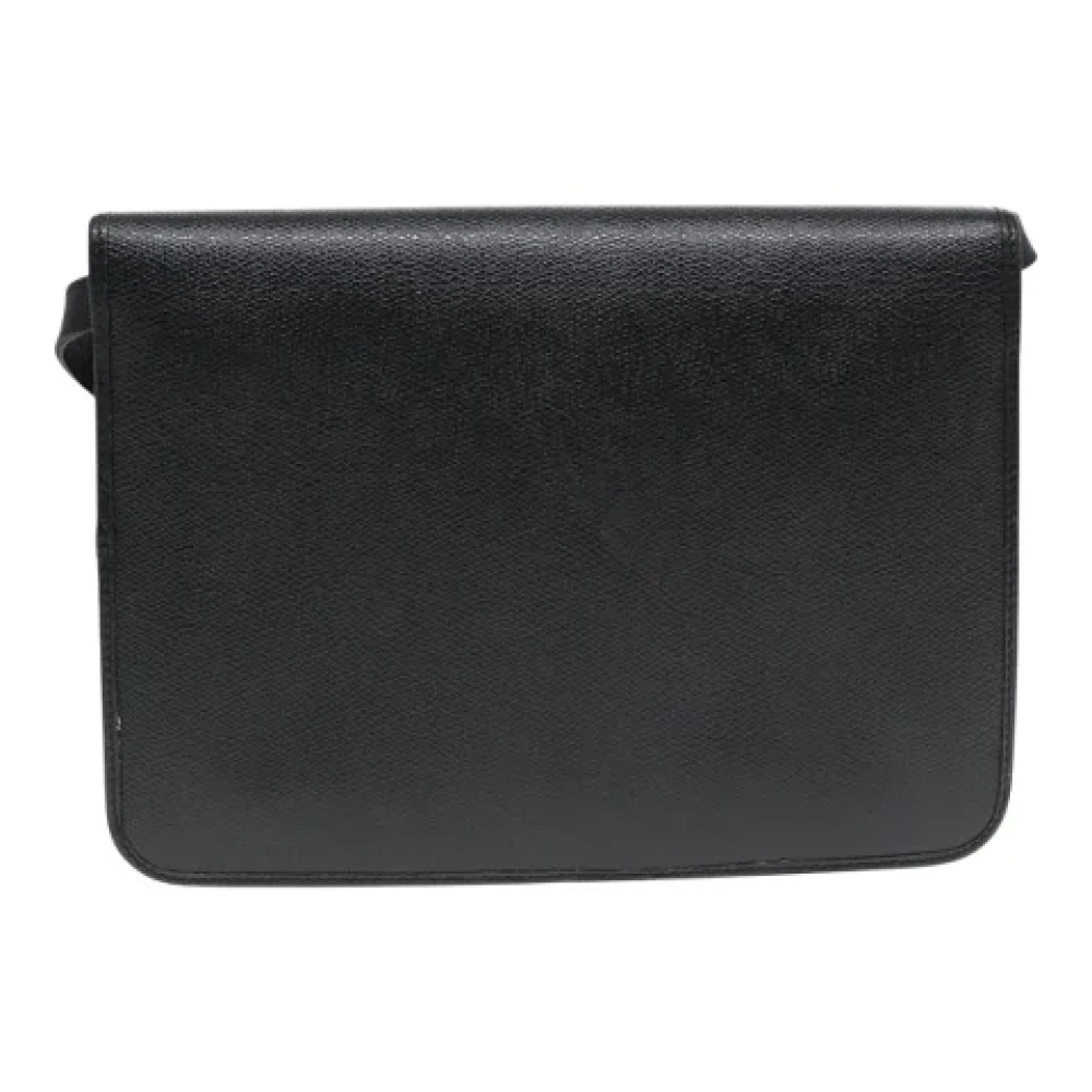 Dior Vintage Pre-owned Leather dior-bags Black Dames