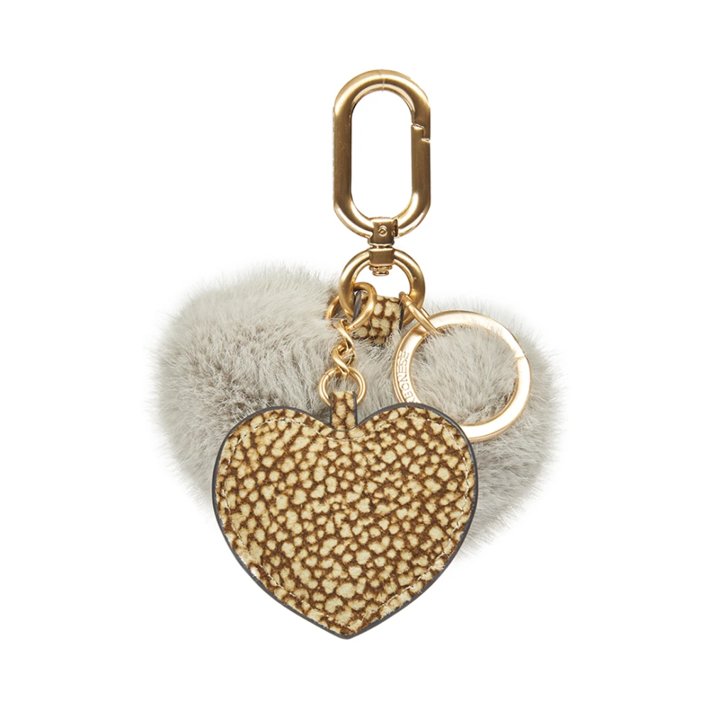 Borbonese Hart Sleutelhangers White Dames
