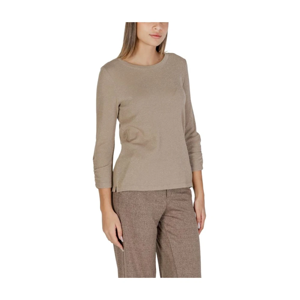 Street One Beige Casual Blouse Top Beige Dames