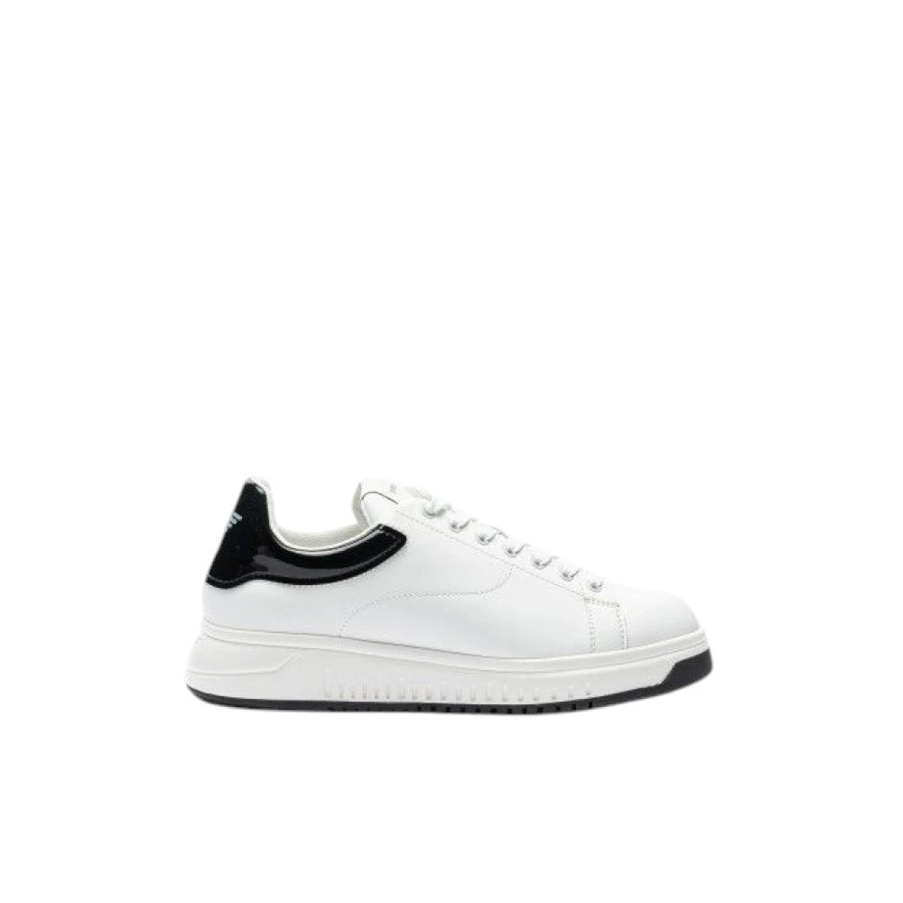 Emporio Armani Men's White Sneaker - Sneakers - 6 Uk - Shoes