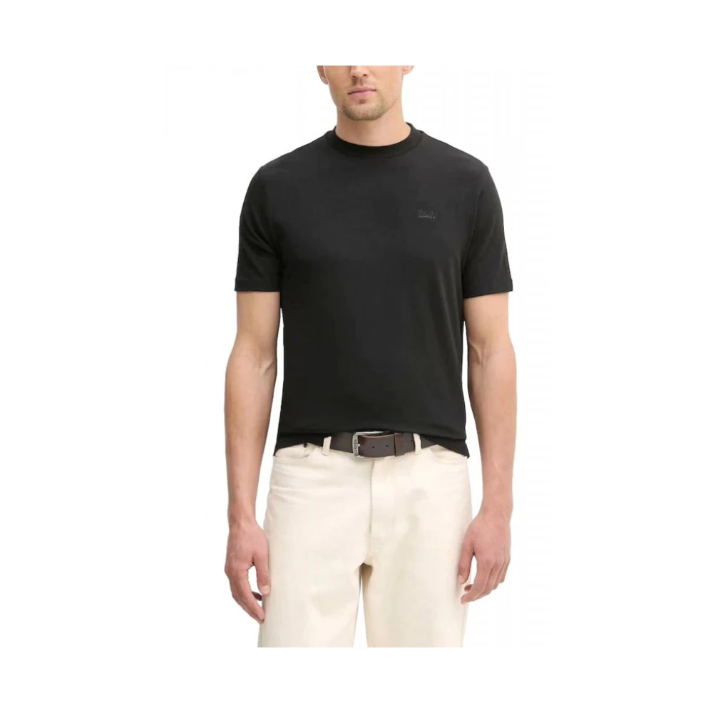 Karl Lagerfeld Black T-Shirts, Male, M, Logo T-Shirt