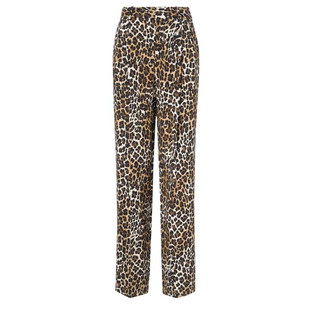 Elisabetta Franchi Animalier Broek Multicolor Dames