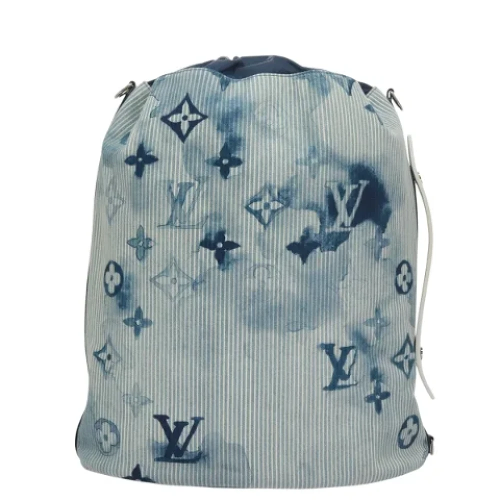 Louis Vuitton Vintage Pre-owned Canvas shoulder-bags Blue Dames