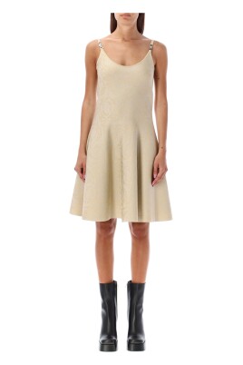baroque-knit-mini-dress-light-sand-gold