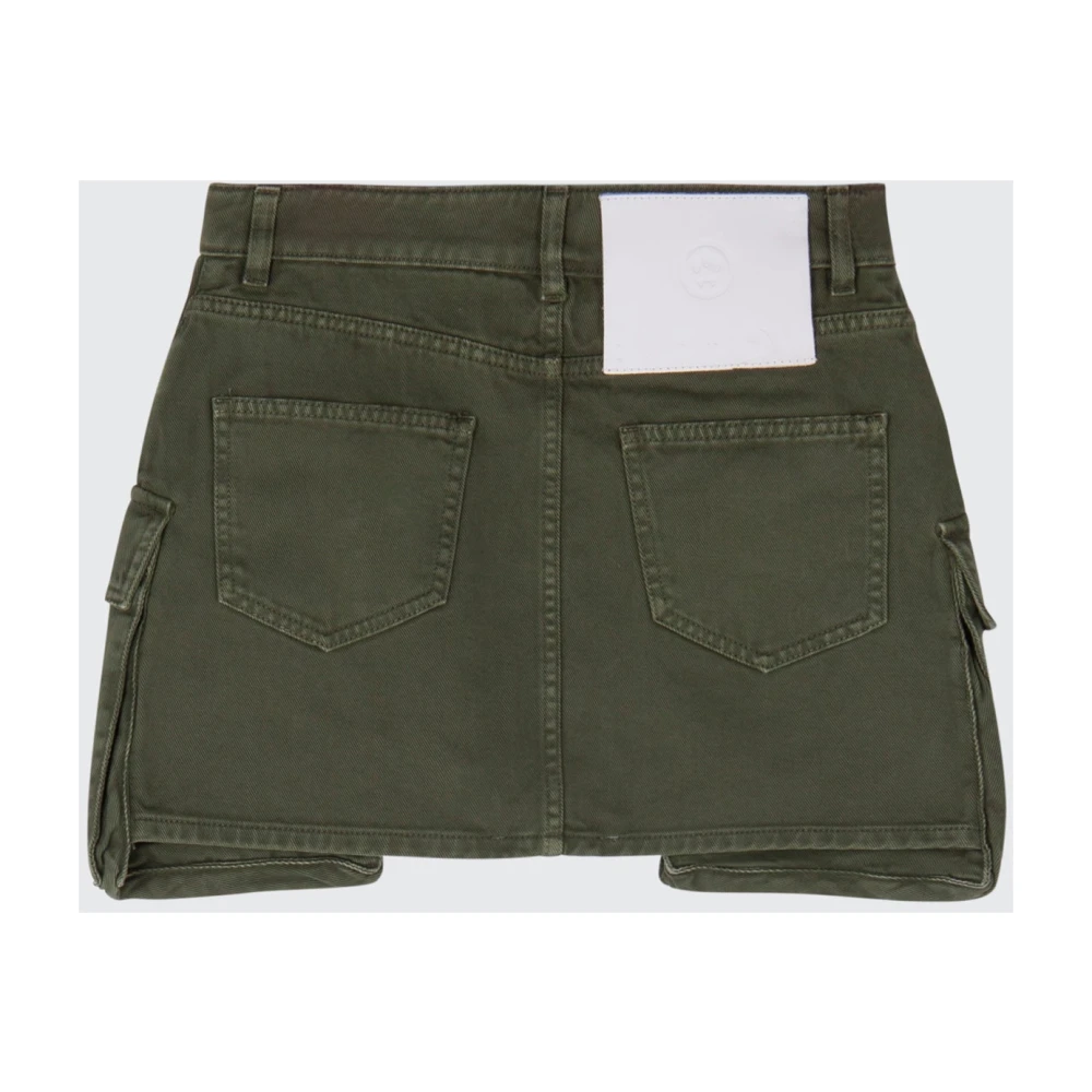 Barrow Minirok Cargo Denim Green Dames