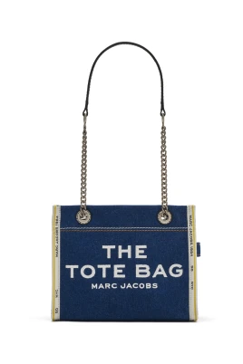 The Denim Chain Medium Tote