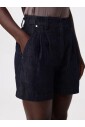 shorts-en-denim-bleu-plisse