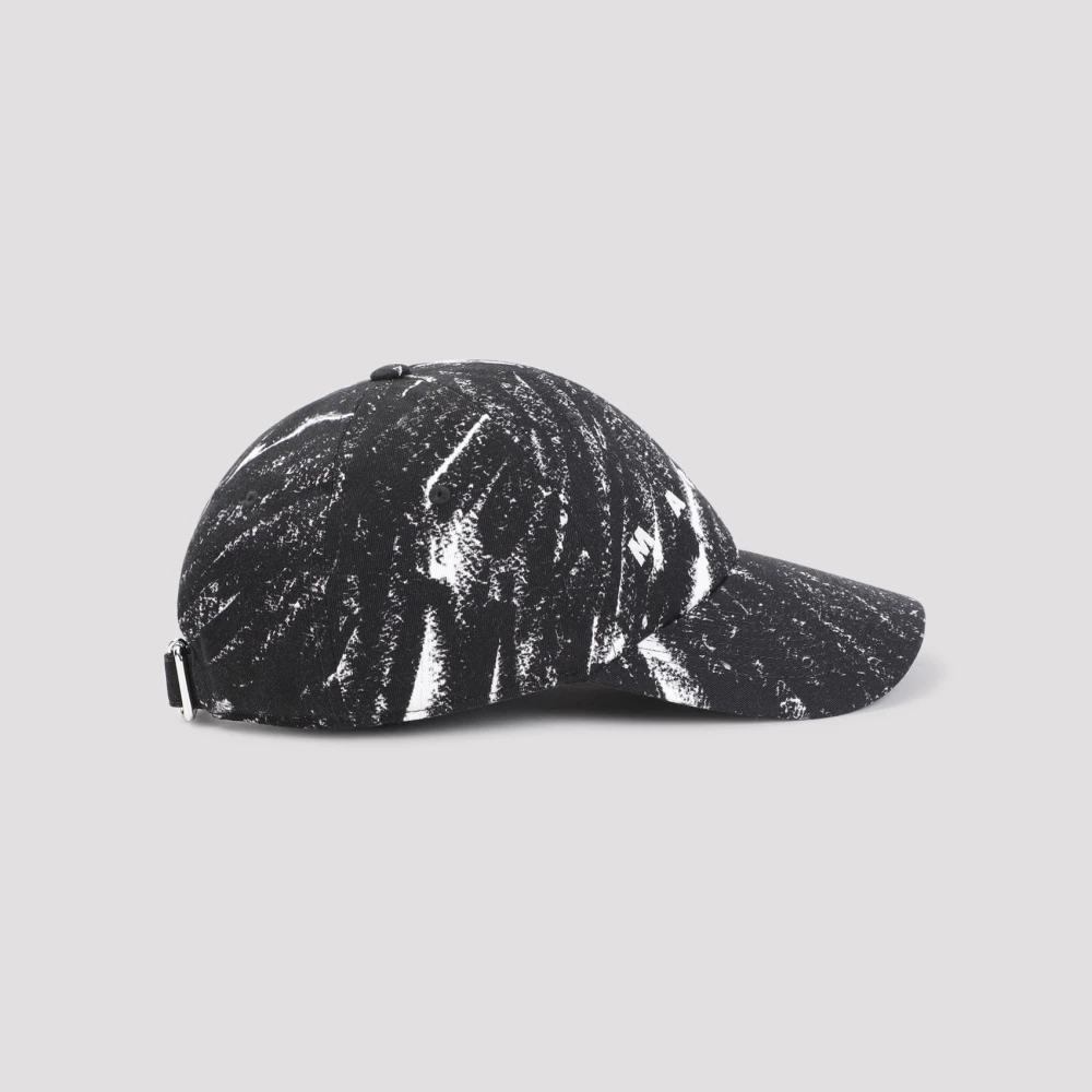 Marni Zwarte Stijlvolle Hoed Black Heren