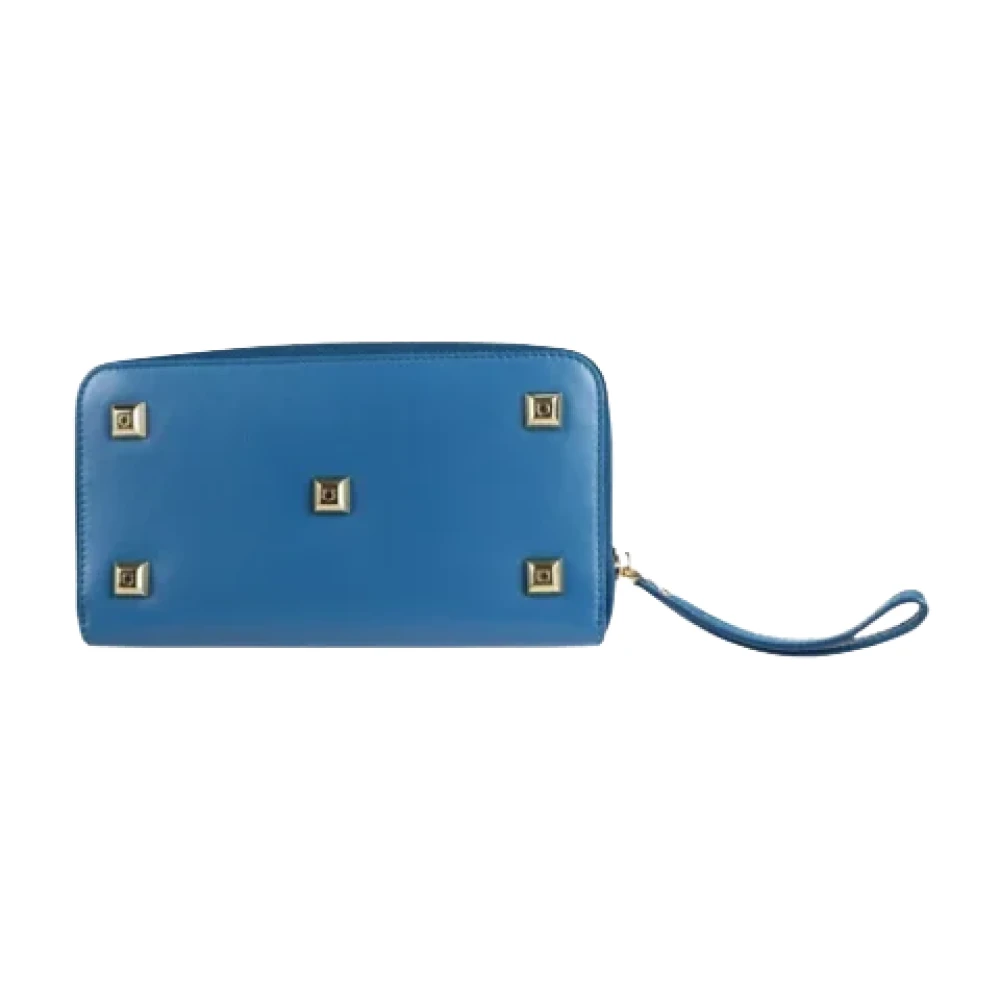 Salvatore Ferragamo Pre-owned Leather wallets Blue Dames