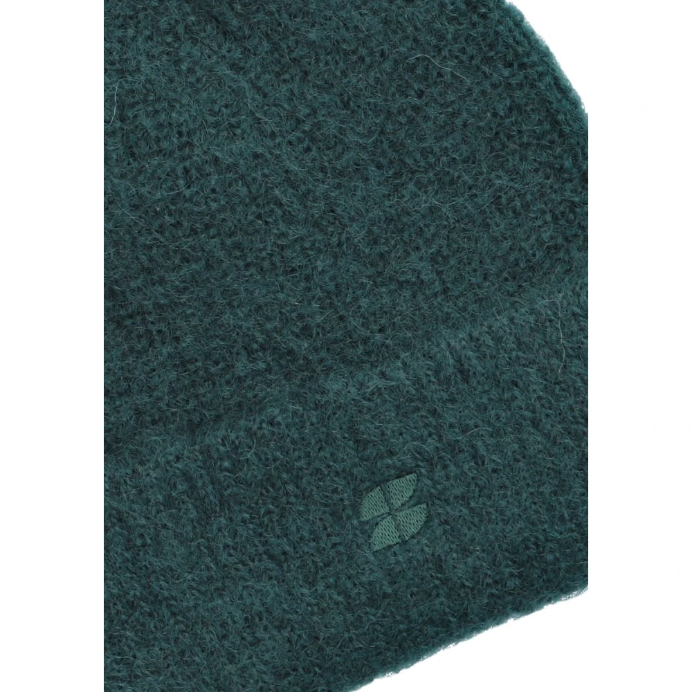 By-Bar Groene Logo Beanie Muts Green Dames