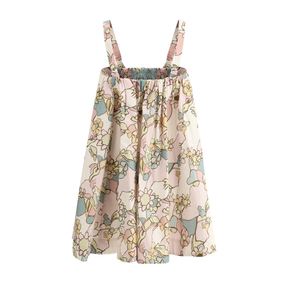 Zimmermann Bloemig Trapeze Mini Jurk Multicolor Dames